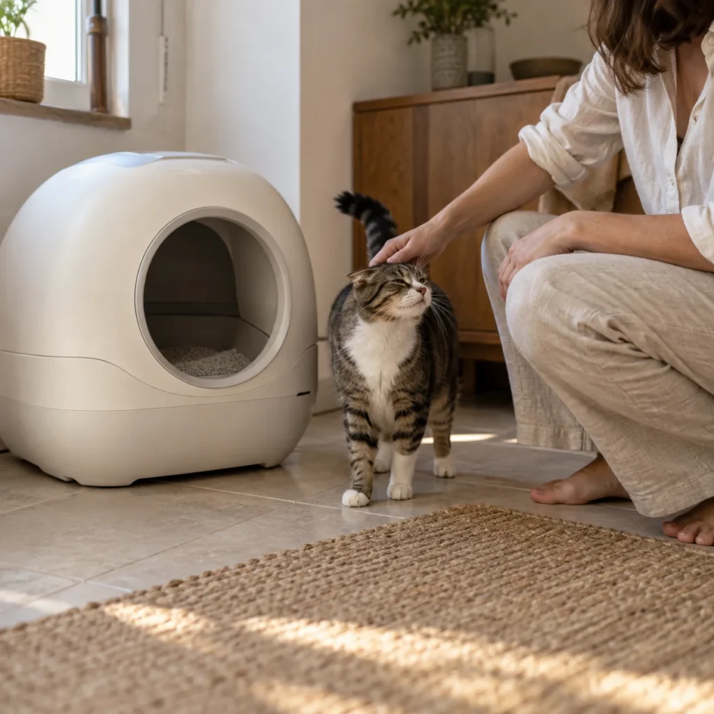 Automatische Katzentoilette im Einsatz, Welcher Selbstreinigende Katzentoilette