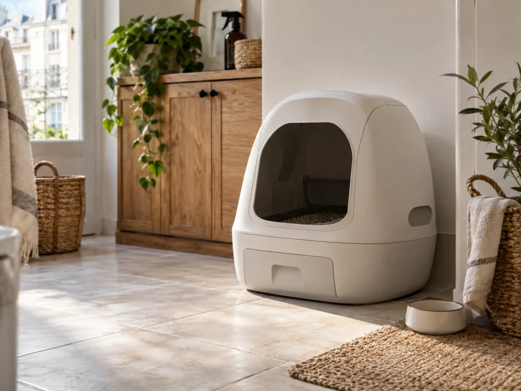 Automatische Katzentoilette im Einsatz, Welcher Selbstreinigende Katzentoilette