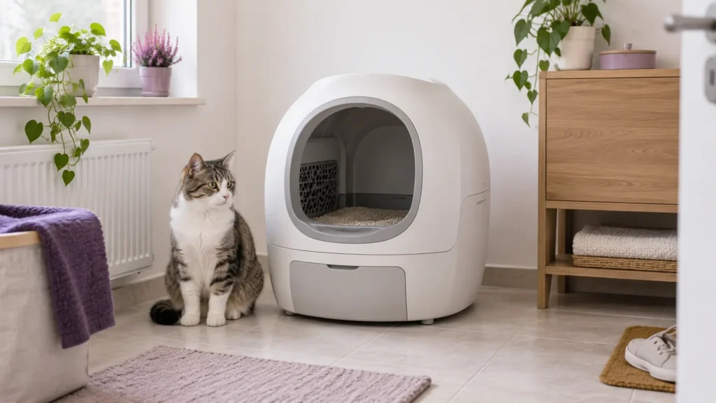 Automatische Katzentoilette: Die richtige Wahl nach dem Kriterium „Bauart“